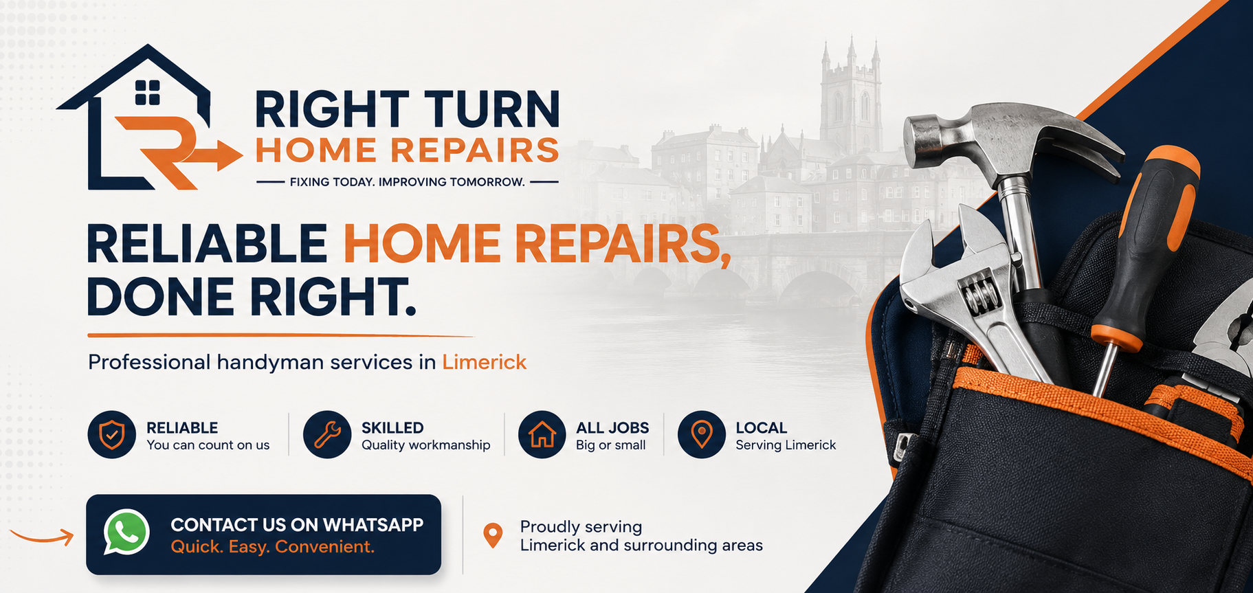 Right Turn Home Repairs banner
